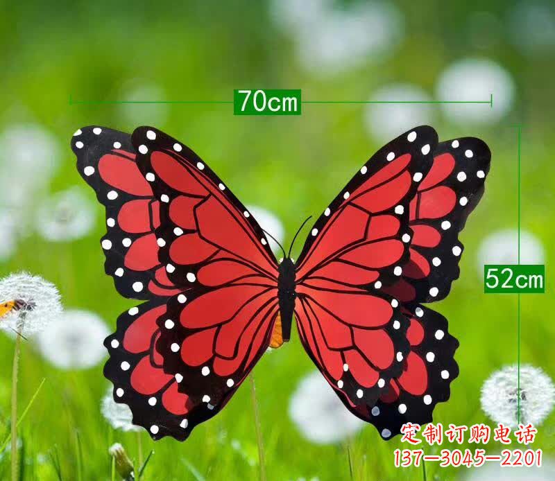 山西精美不锈钢蝴蝶雕塑