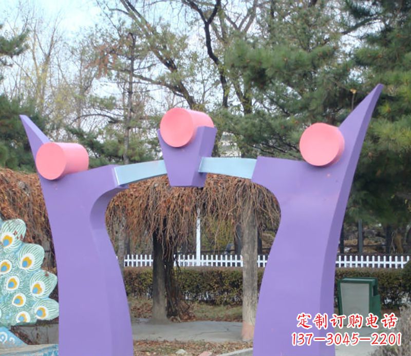 山西不锈钢拱门雕塑精美艺术品