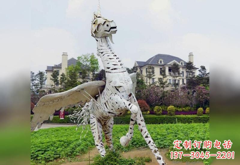 山西不锈钢独角兽雕塑