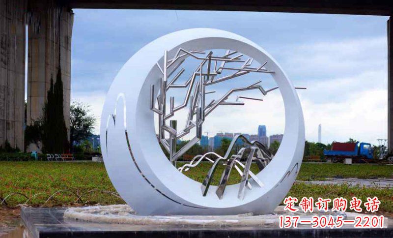 山西不锈钢树枝雕塑艺术与环保的完美结合