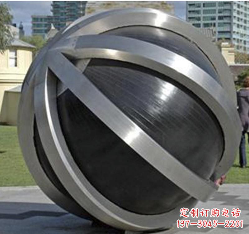 山西不锈钢公园红灯笼雕塑