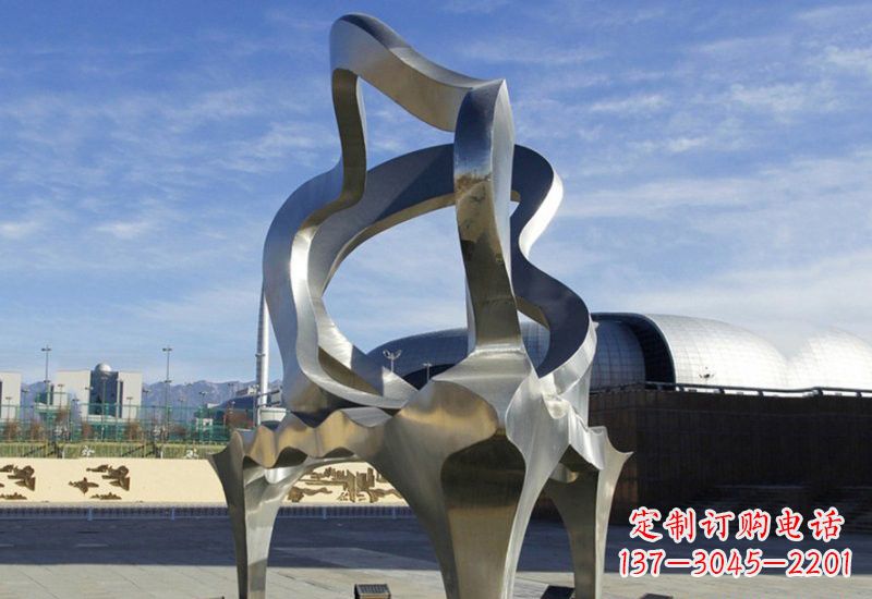 山西不锈钢钢琴雕塑传递音乐之美