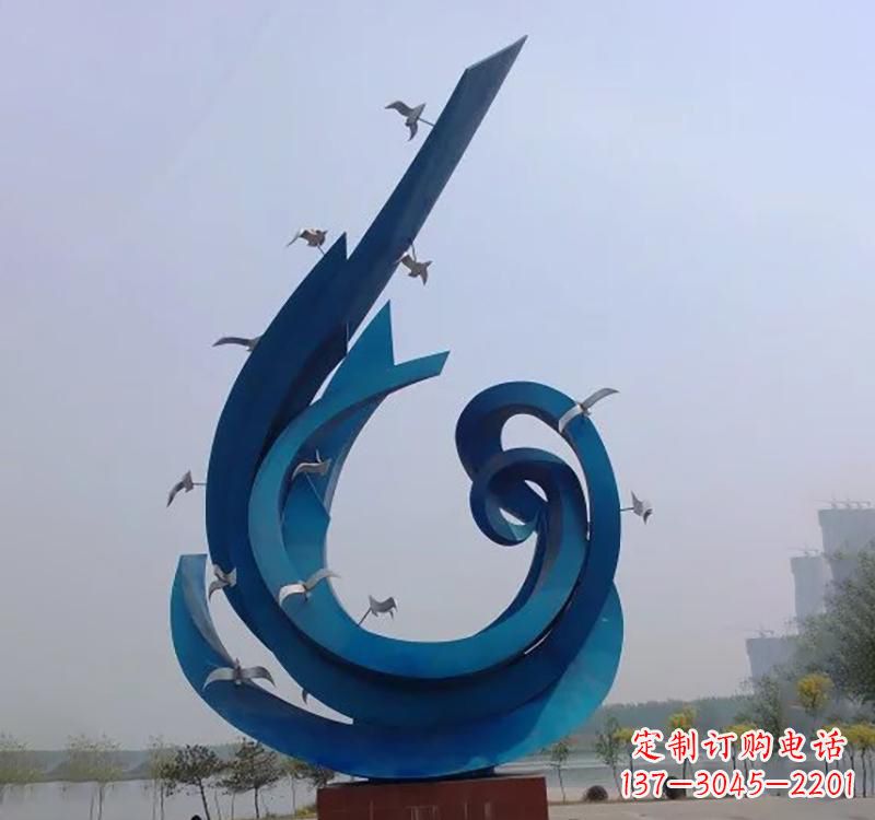 山西不锈钢鸽子雕塑——缔造城市新景象