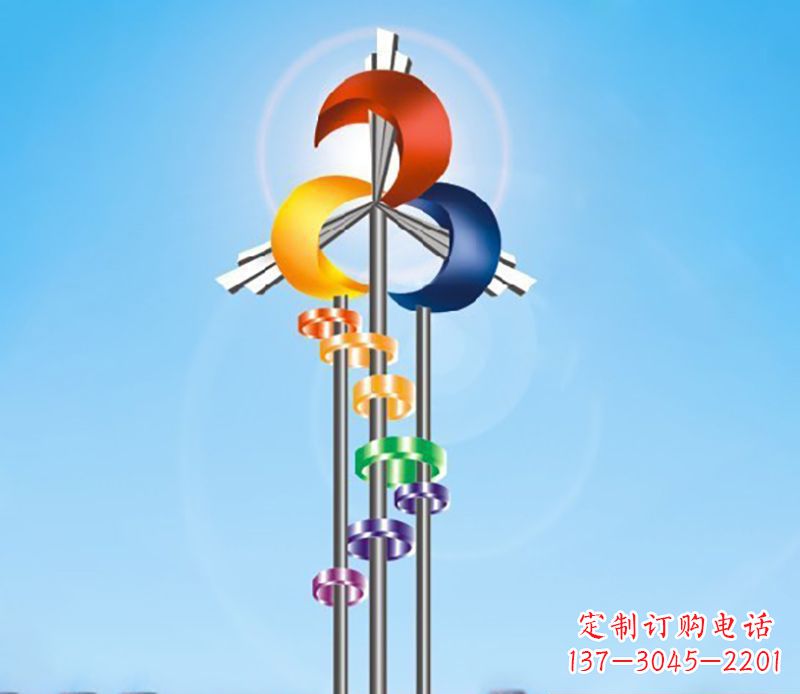 山西不锈钢风车雕塑精美的艺术之作