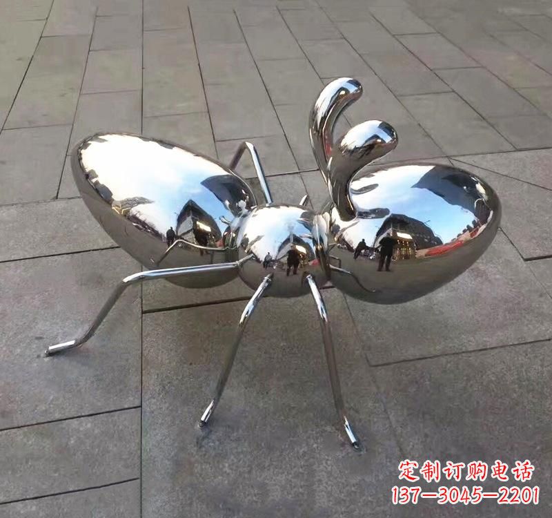 山西不锈钢广场蚂蚁雕塑