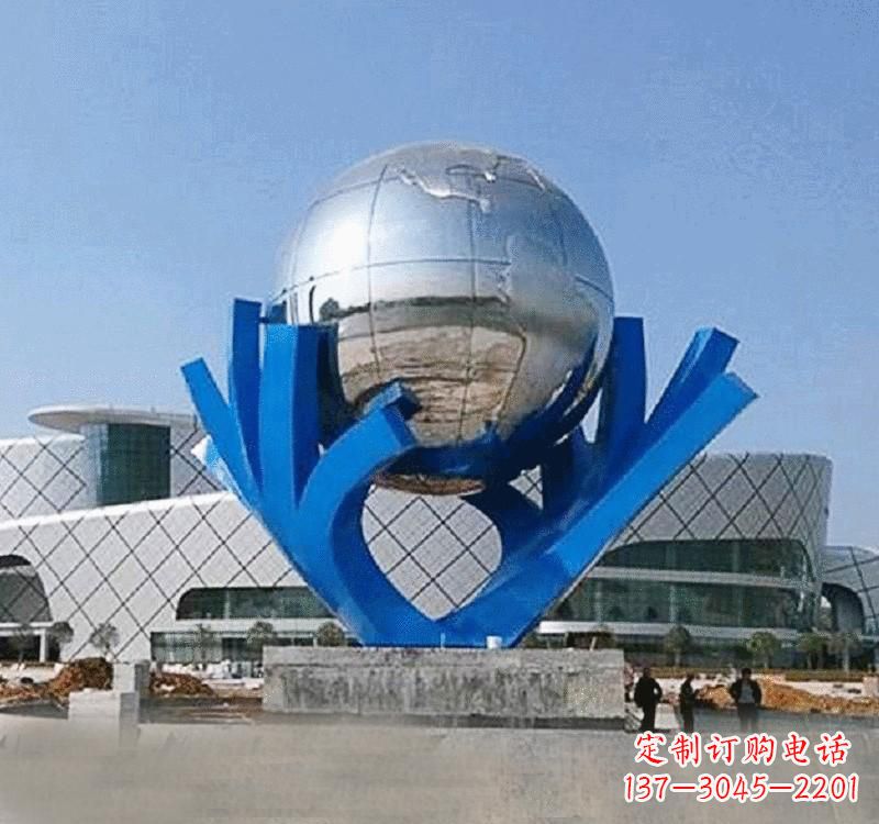 山西不锈钢地球雕塑缔造绿色家园