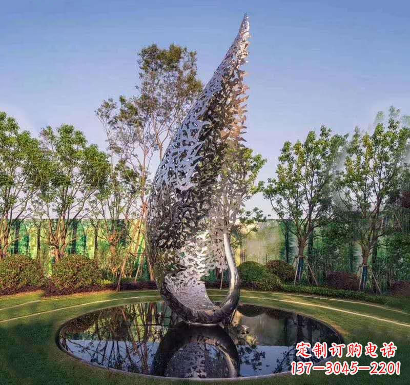 山西不锈钢凤凰雕塑精美绝伦