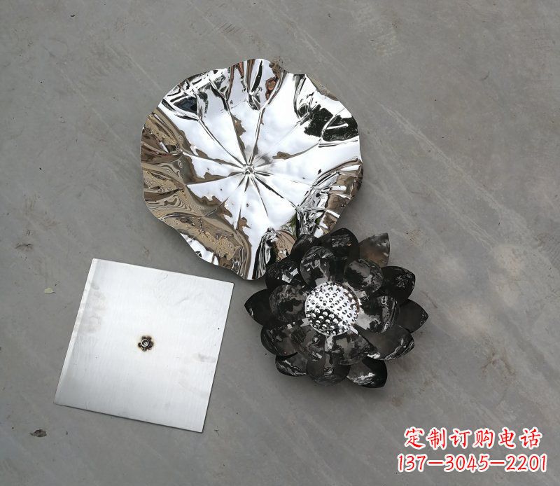 山西不锈钢荷叶雕塑传承传统文化