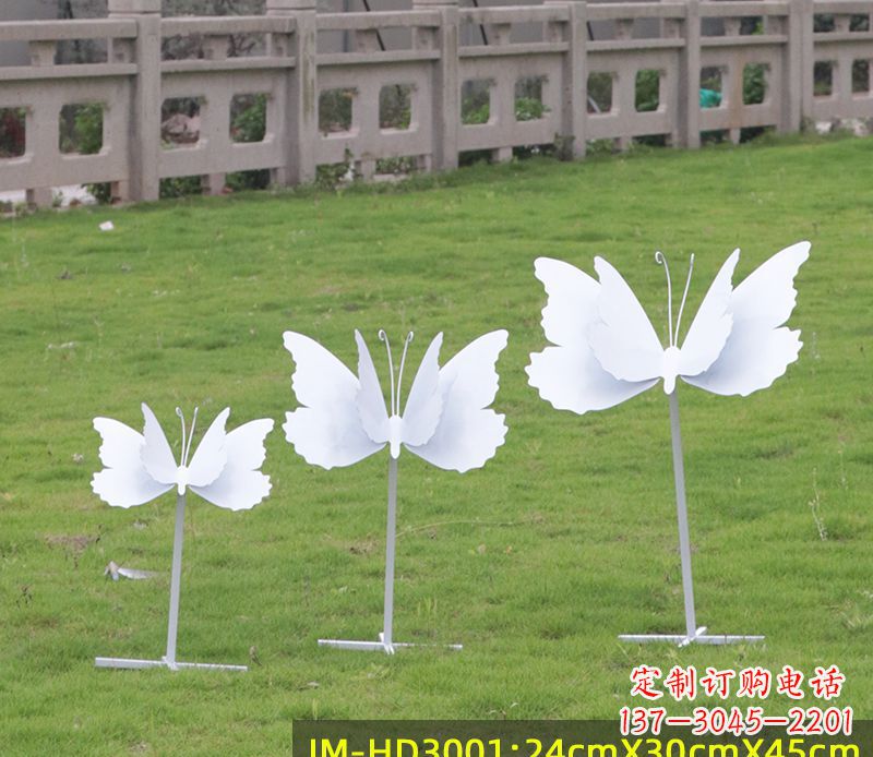 山西不锈钢蝴蝶组合雕塑精美的艺术品