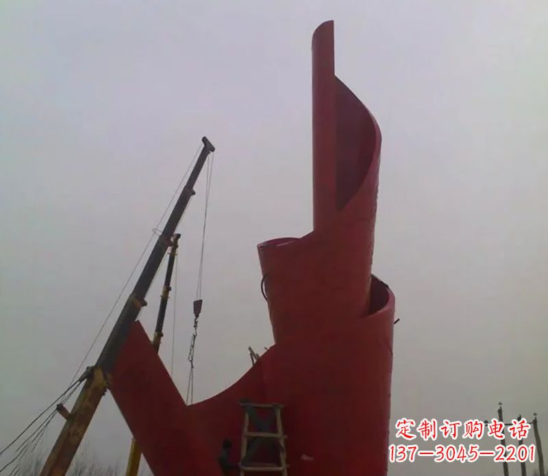 山西不锈钢火炬雕塑点燃社会进步的火炬