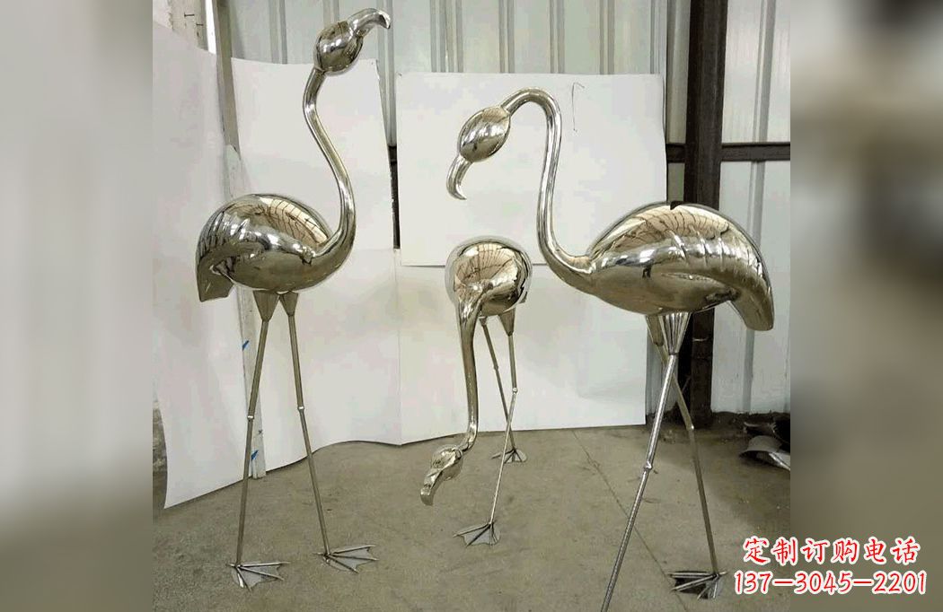 山西不锈钢火烈鸟——雕塑之美