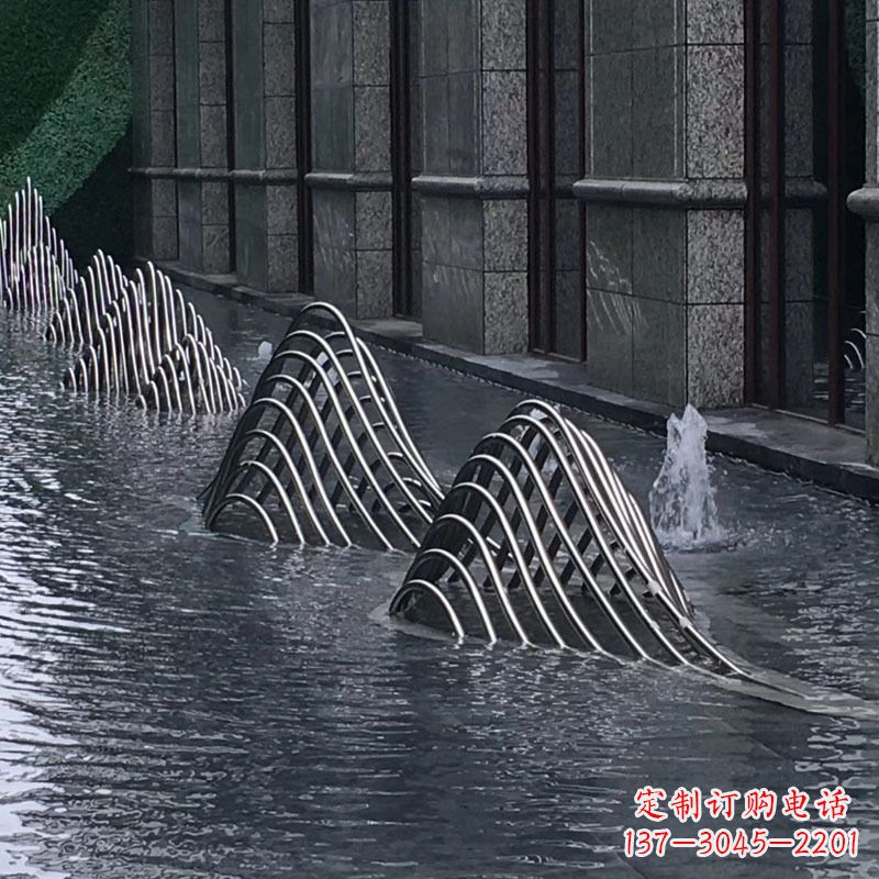 山西不锈钢假山雕塑精美外形,百变造型