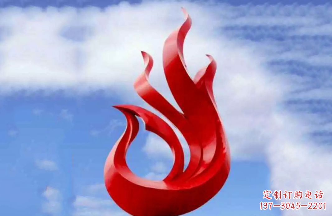 山西凤凰雕塑不锈钢金之美