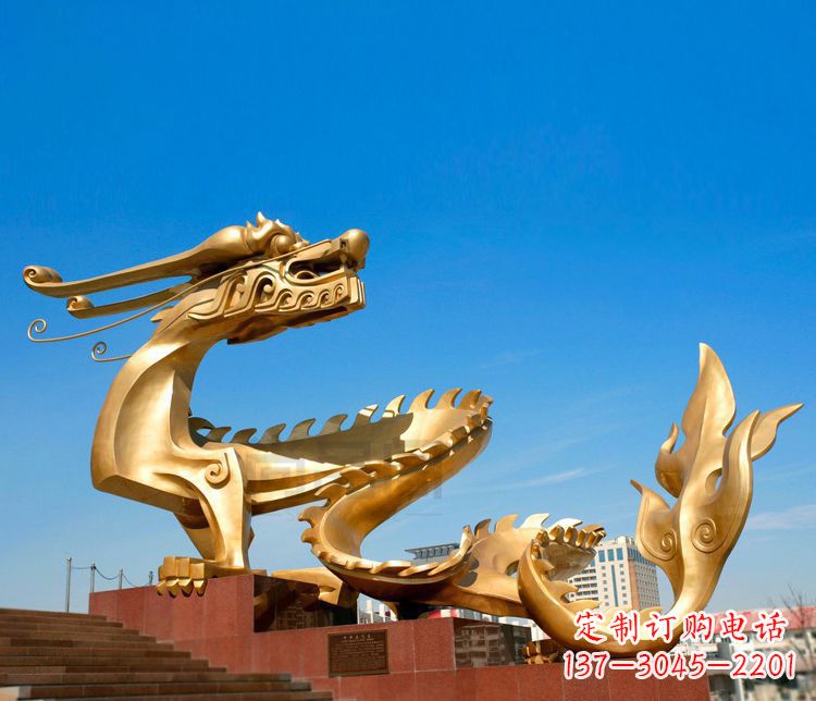 山西不锈钢金龙——雕塑之美