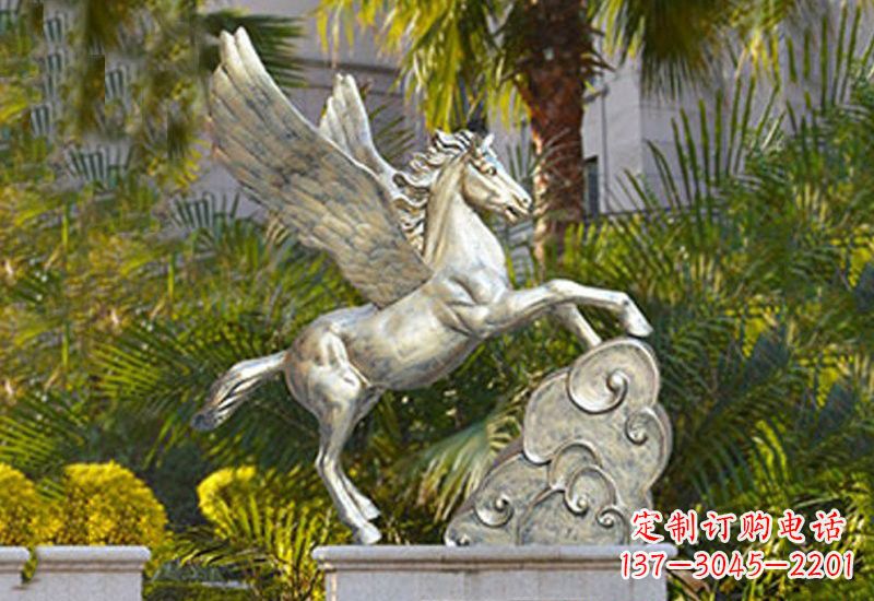 山西不锈钢景区飞马雕塑