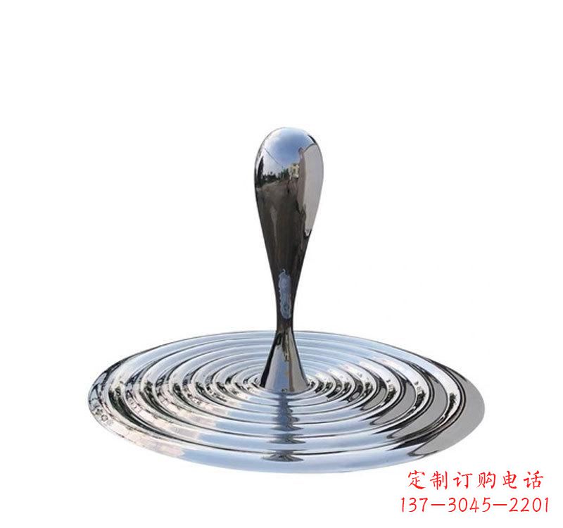 山西不锈钢景区水滴雕塑