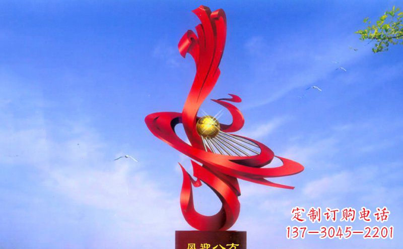 山西不锈钢孔雀雕塑——迎接八方美好