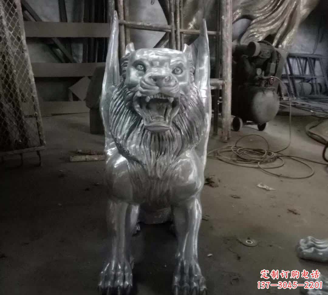 山西不锈钢老虎雕塑经典的艺术品
