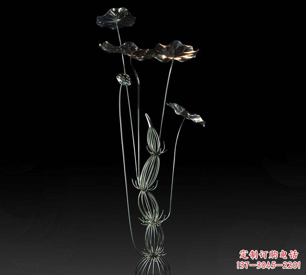 山西不锈钢荷叶雕塑精致优雅的艺术宝藏