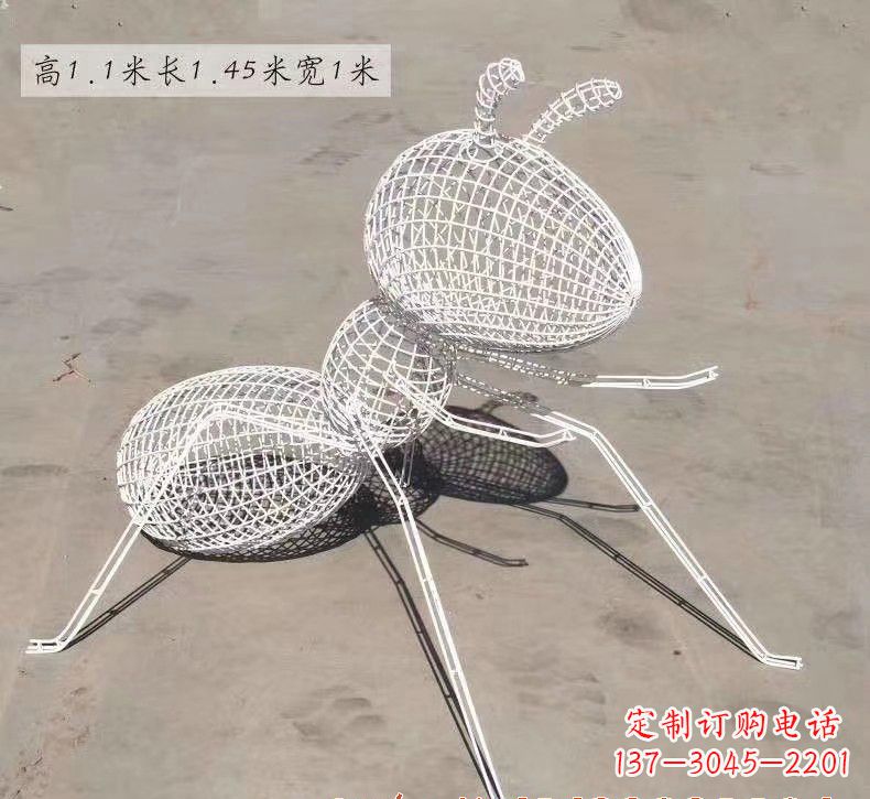 山西不锈钢镂空蚂蚁雕塑