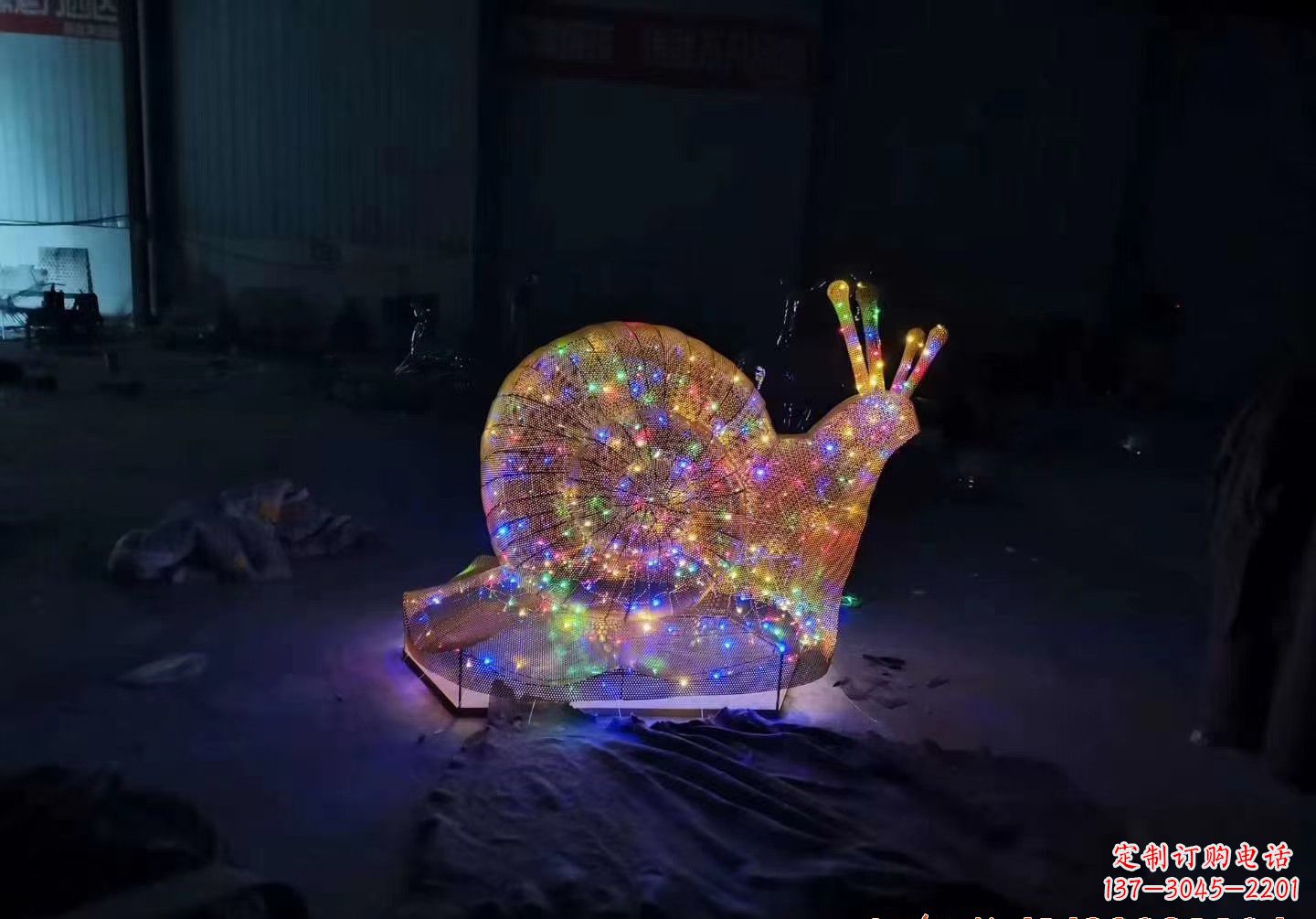 山西不锈钢镂空蜗牛雕塑精致美观的艺术品