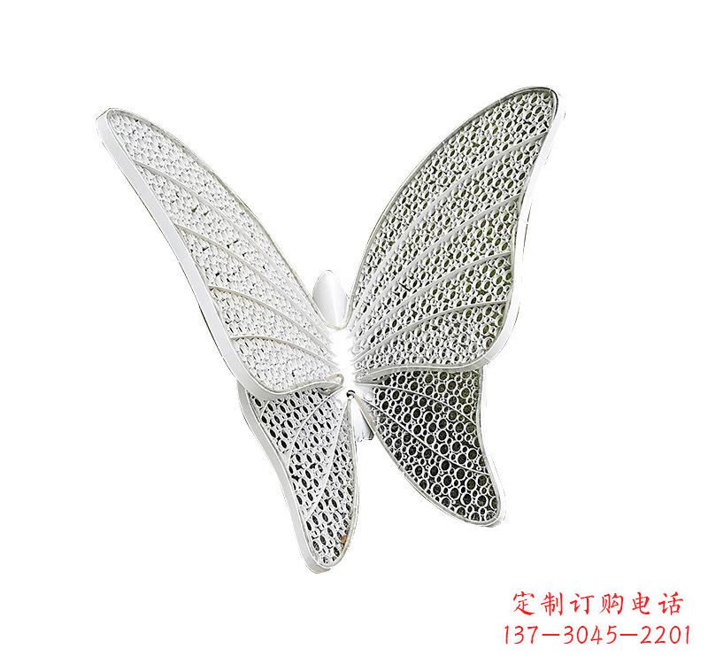 山西不锈钢绿地蝴蝶雕塑