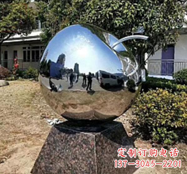 山西不锈钢蚂蚁滚苹果雕塑