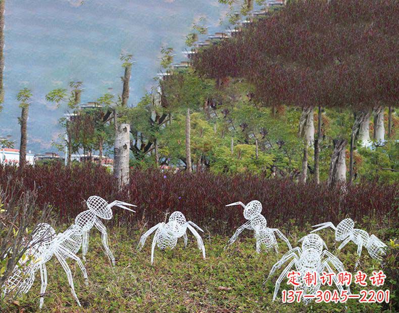 山西不锈钢蚂蚁镂空雕塑艺术与自然的完美结合