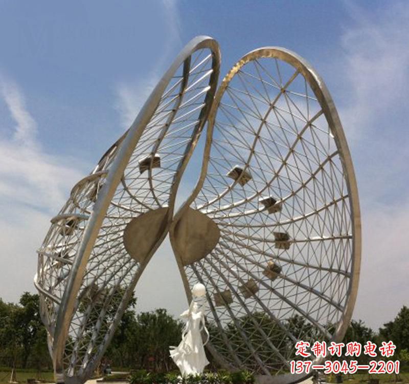 山西不锈钢美陈贝壳雕塑精美的艺术品