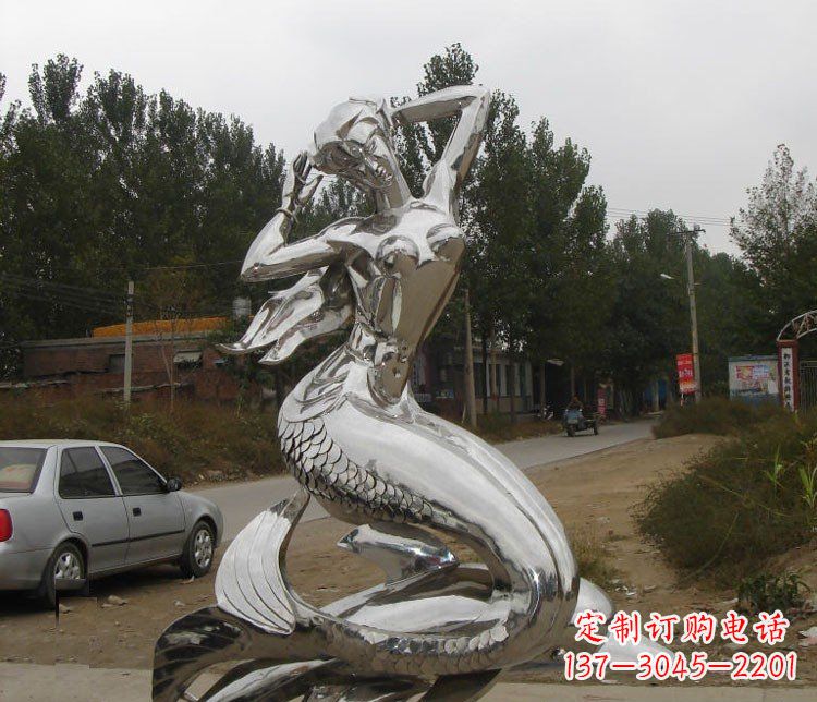 山西海豚雕塑——精美的艺术品