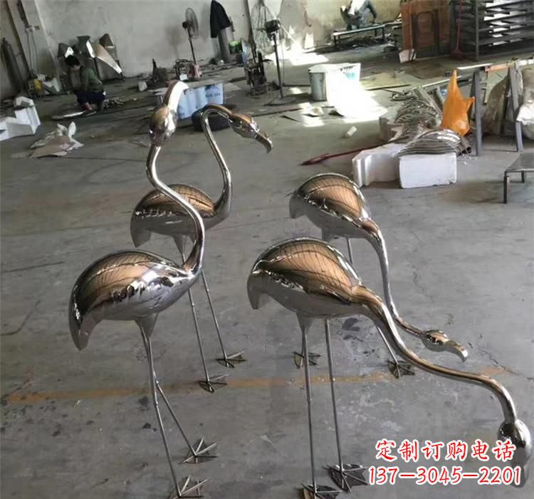山西不锈钢火烈鸟雕塑给家园带来灿烂的光芒