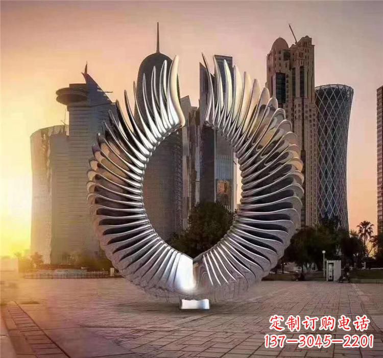 山西不锈钢喷泉雕塑灵动的艺术美学
