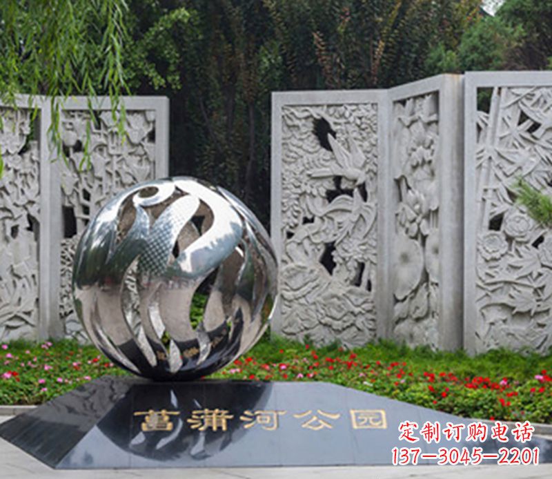 山西飘带雕塑不锈钢的外部装饰