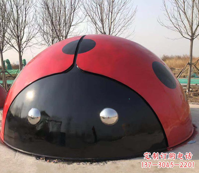 山西不锈钢瓢虫雕塑精致的艺术之美