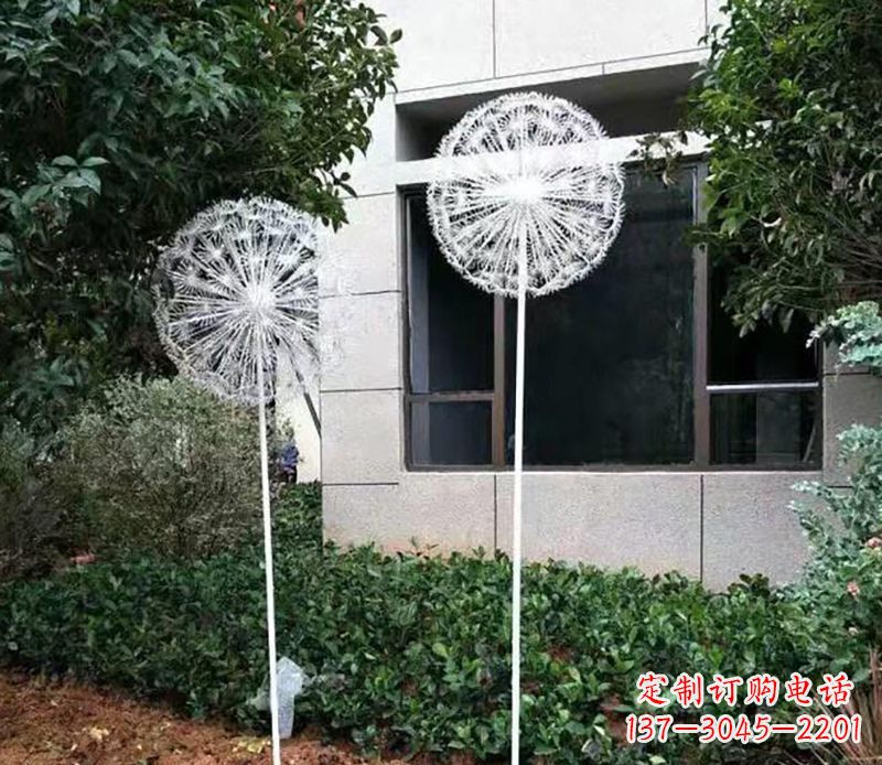 山西不锈钢蒲公英雕塑绚丽多彩