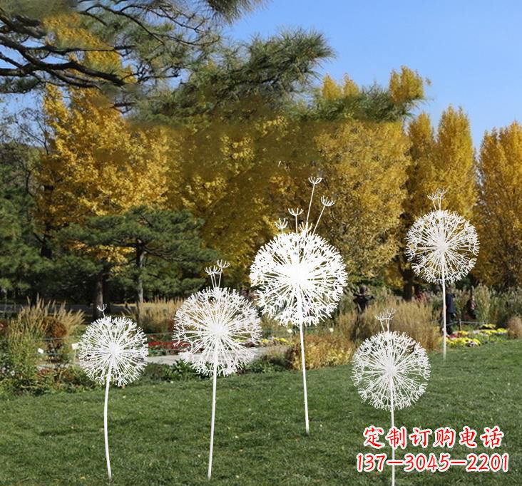 山西不锈钢蒲公英景观雕塑艺术与美的完美结合