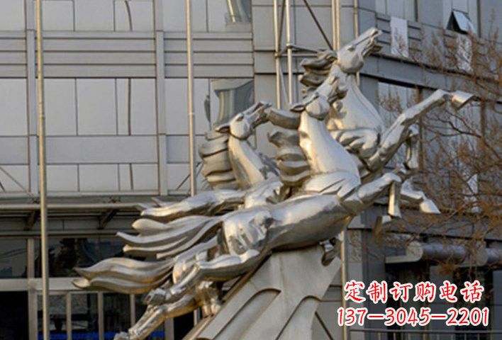 山西不锈钢马雕塑——精致的艺术瑰宝