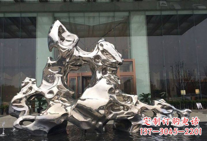 山西不锈钢企业太湖石雕塑