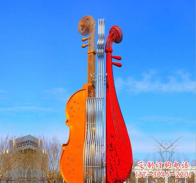 山西钢琴雕塑灵魂之声