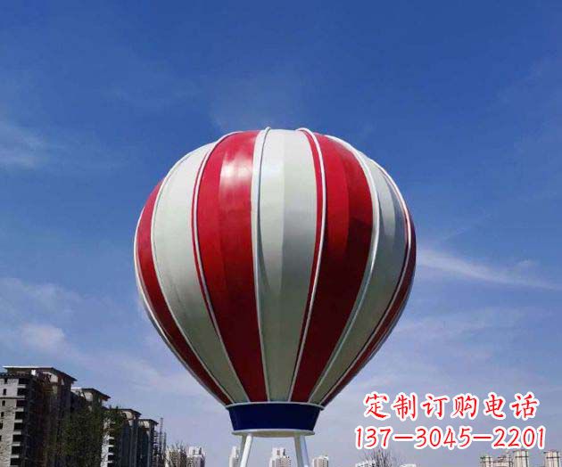 山西不锈钢热气球雕塑给景观增添精彩