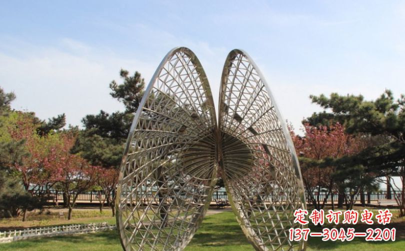 山西不锈钢扇贝公园景观雕塑