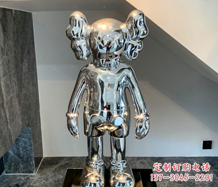 山西精致的不锈钢机器人雕塑