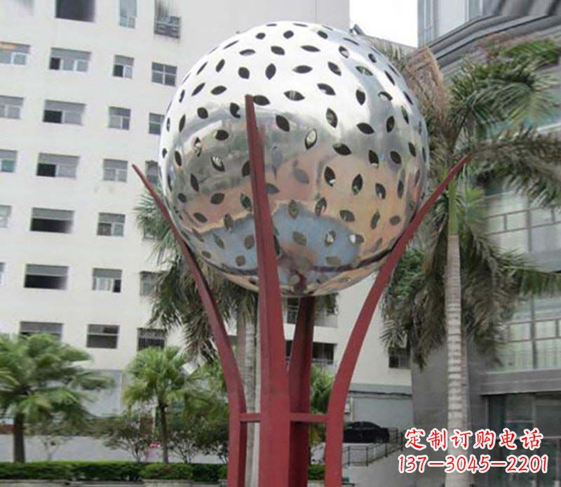 山西镂空树叶雕塑——给校园景观增添灵动之美