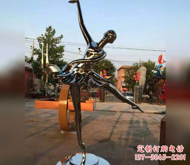 山西精美不锈钢美女雕塑