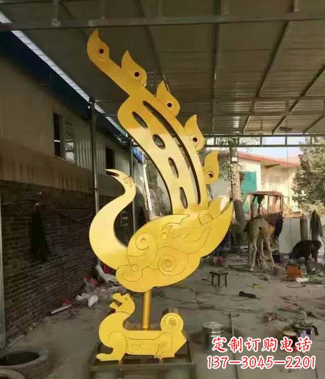 山西不锈钢铁艺凤凰雕塑