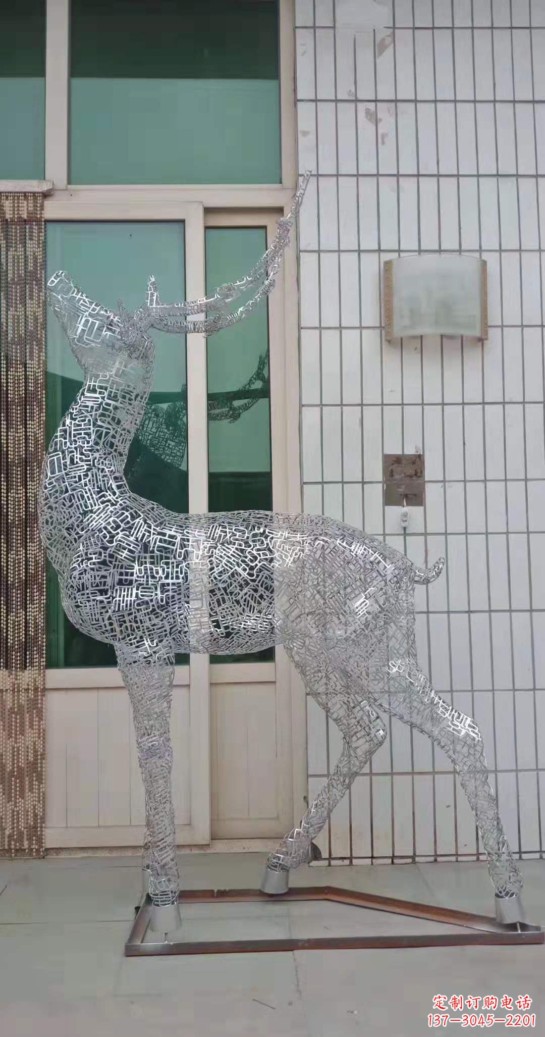 山西不锈钢铁艺动物雕塑——艺术与自然的完美结合