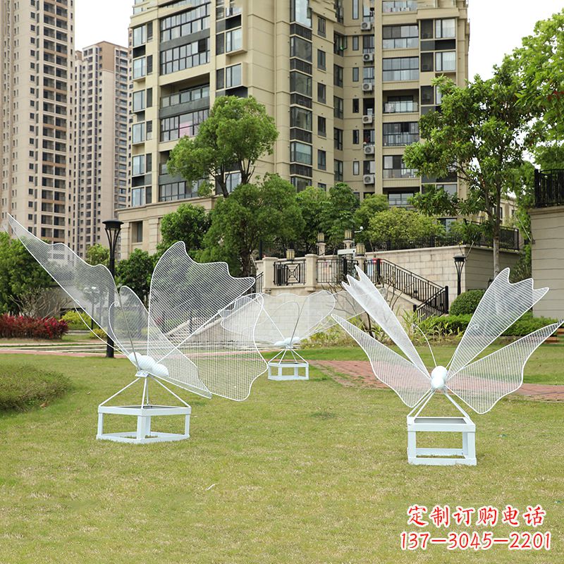 山西不锈钢铁艺蝴蝶精美雕塑艺术