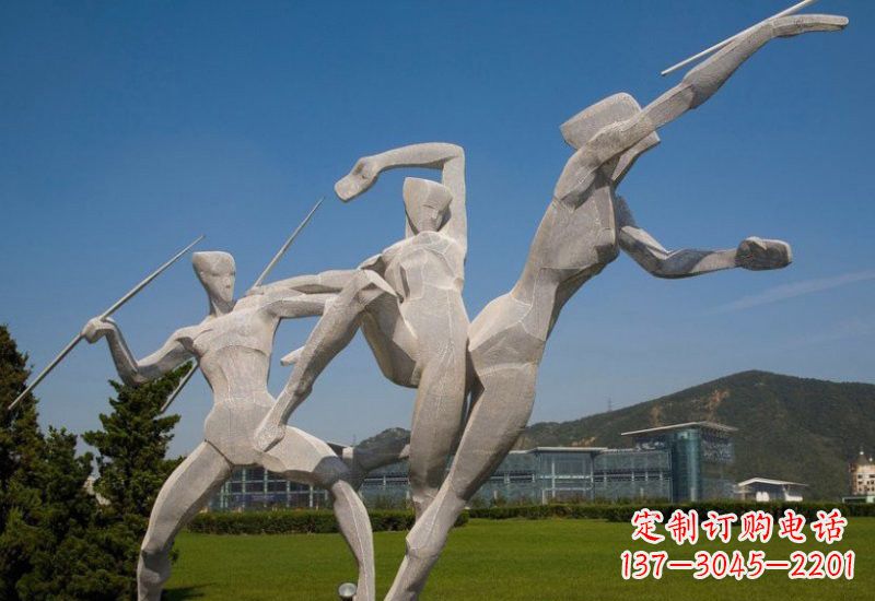 山西不锈钢标枪雕塑象征勇气和力量