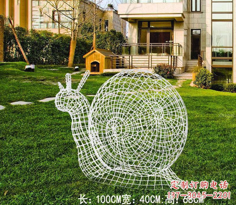 山西不锈钢蜗牛雕塑 (2)