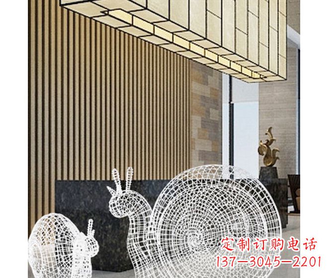 山西不锈钢蜗牛雕塑精致多姿